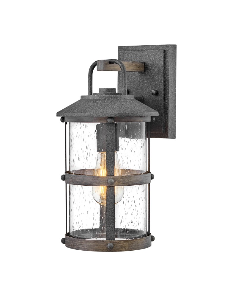 Quintiesse Mała latarnia naścienna Lakehouse - 1 źródło światła IP44 Elstead Lighting QN-LAKEHOUSE2-S-DZ