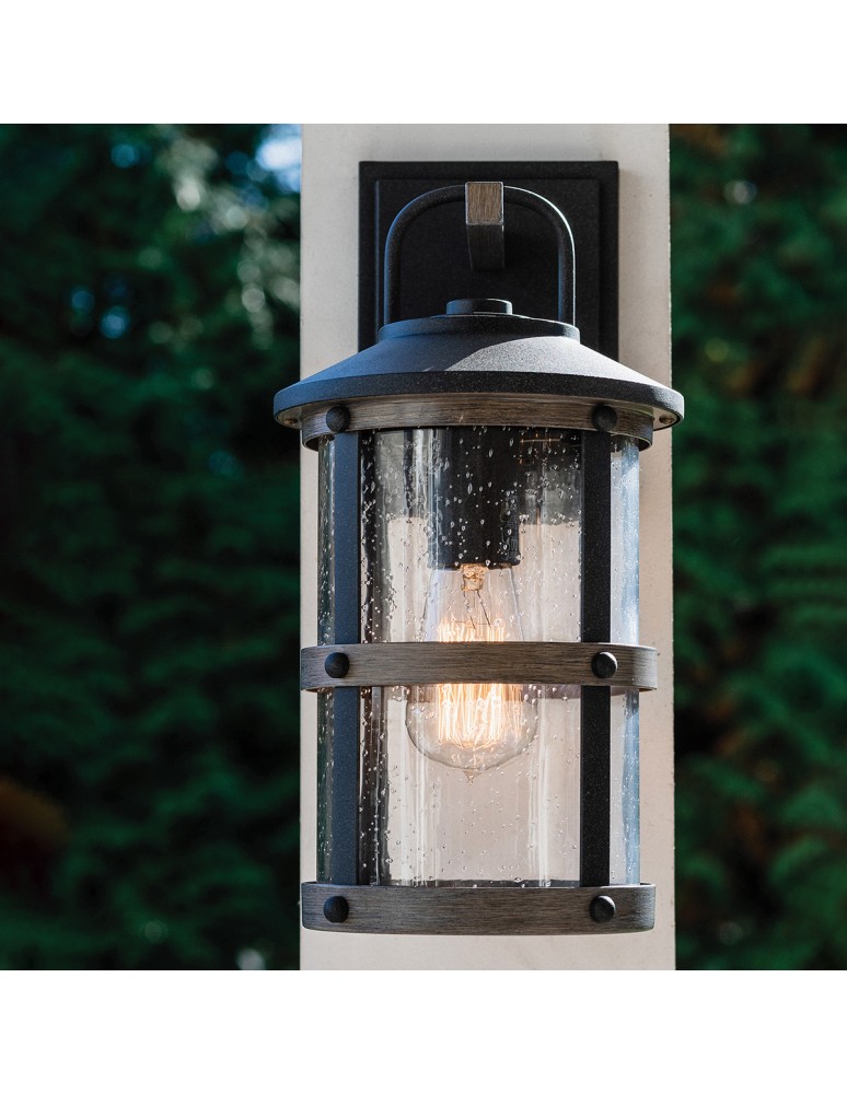 Quintiesse Mała latarnia naścienna Lakehouse - 1 źródło światła IP44 Elstead Lighting QN-LAKEHOUSE2-S-DZ Quintiesse Mała latarnia naścienna Lakehouse - 1 źródło światła IP44 Elstead Lighting QN-LAKEHOUSE2-S-DZ