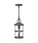 Lampy zewnętrzne wiszące - Quintiesse Mała latarnia wisząca Lakehouse - 1 źródło światła IP44 Elstead Lighting QN-LAKEHOUSE8-S-DZ - product 1