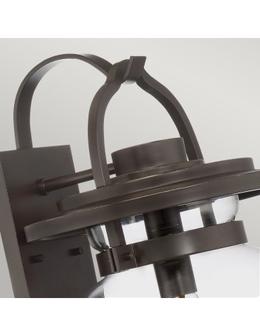 Quintiesse Duża latarnia naścienna Lasalle - 1 źródło światła IP44 Elstead Lighting QN-LASALLE-L-WT - produkt 2