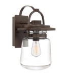 Kinkiety zewnętrzne - Quintiesse Średnia latarnia naścienna Lasalle - 1 źródło światła IP44 Elstead Lighting QN-LASALLE-M-WT - product 1