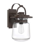 Kinkiety zewnętrzne - Quintiesse Średnia latarnia naścienna Lasalle - 1 źródło światła IP44 Elstead Lighting QN-LASALLE-M-WT - product 8