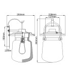 Kinkiety zewnętrzne - Quintiesse Średnia latarnia naścienna Lasalle - 1 źródło światła IP44 Elstead Lighting QN-LASALLE-M-WT - product 9