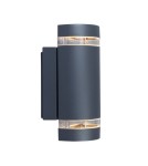 Kinkiety zewnętrzne - Lutec FOCUS Ścienna 2xGU10 Antracyt 5604011118 - produkt 1