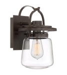 Kinkiety zewnętrzne - Quintiesse Mała latarnia naścienna Lasalle - 1 źródło światła IP44 Elstead Lighting QN-LASALLE-S-WT - product 1