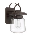 Kinkiety zewnętrzne - Quintiesse Mała latarnia naścienna Lasalle - 1 źródło światła IP44 Elstead Lighting QN-LASALLE-S-WT - product 5
