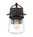 Kinkiety zewnętrzne - Quintiesse Mała latarnia naścienna Lasalle - 1 źródło światła IP44 Elstead Lighting QN-LASALLE-S-WT - product 6