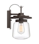 Kinkiety zewnętrzne - Quintiesse Mała latarnia naścienna Lasalle - 1 źródło światła IP44 Elstead Lighting QN-LASALLE-S-WT - product 7