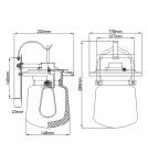 Kinkiety zewnętrzne - Quintiesse Mała latarnia naścienna Lasalle - 1 źródło światła IP44 Elstead Lighting QN-LASALLE-S-WT - product 8
