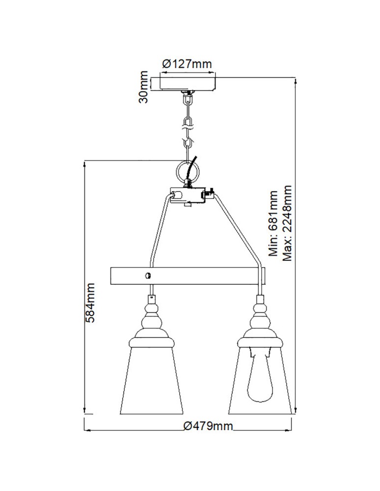 Quintiesse Żyrandol Loras - 3 źródła światła Elstead Lighting QN-LORAS3 Quintiesse Żyrandol Loras - 3 źródła światła Elstead Lighting QN-LORAS3