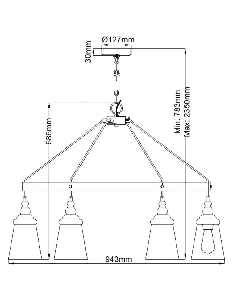 Quintiesse Żyrandol Loras - 6 źródeł światła Elstead Lighting QN-LORAS6 Quintiesse Żyrandol Loras - 6 źródeł światła Elstead Lighting QN-LORAS6