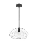 Quintiesse Lampa wisząca / Półplafon Lotus - 1 źródło światła - Czarna Elstead Lighting QN-LOTUS-P-BLK Quintiesse Lampa wisząca / Półplafon Lotus - 1 źródło światła - Czarna Elstead Lighting QN-LOTUS-P-BLK