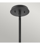 Quintiesse Lampa wisząca / Półplafon Lotus - 1 źródło światła - Czarna Elstead Lighting QN-LOTUS-P-BLK Quintiesse Lampa wisząca / Półplafon Lotus - 1 źródło światła - Czarna Elstead Lighting QN-LOTUS-P-BLK