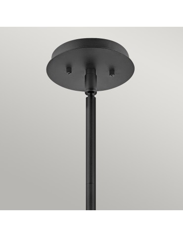 Quintiesse Lampa wisząca / Półplafon Lotus - 1 źródło światła - Czarna Elstead Lighting QN-LOTUS-P-BLK - product 2