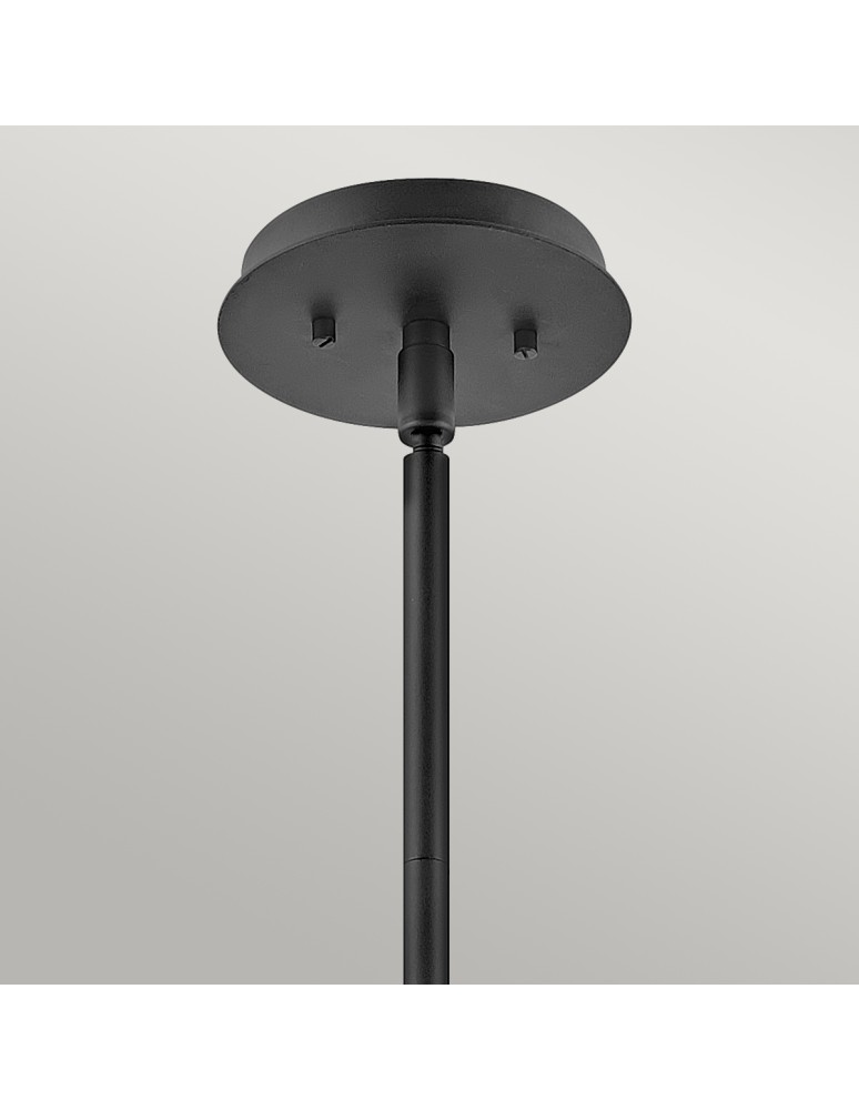 Quintiesse Lampa wisząca / Półplafon Lotus - 1 źródło światła - Czarna Elstead Lighting QN-LOTUS-P-BLK Quintiesse Lampa wisząca / Półplafon Lotus - 1 źródło światła - Czarna Elstead Lighting QN-LOTUS-P-BLK