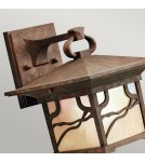 Kinkiety zewnętrzne - Quintiesse Średnia latarnia naścienna Morris - 1 źródło światła IP44 Elstead Lighting QN-MORRIS-M - product 2