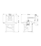 Kinkiety zewnętrzne - Quintiesse Średnia latarnia naścienna Morris - 1 źródło światła IP44 Elstead Lighting QN-MORRIS-M - product 6