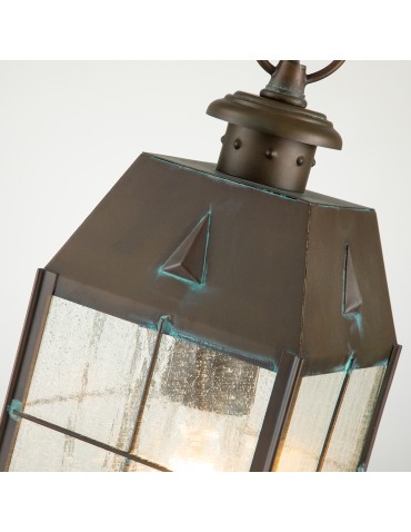 Quintiesse Średnia latarnia wisząca Nantucket - 1 źródło światła IP44 Elstead Lighting QN-NANTUCKET8-M-AS - produkt 2