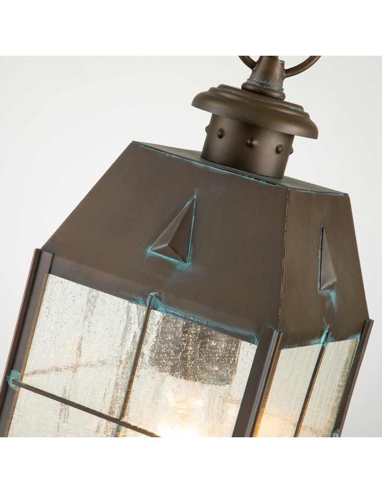 Quintiesse Średnia latarnia wisząca Nantucket - 1 źródło światła IP44 Elstead Lighting QN-NANTUCKET8-M-AS Quintiesse Średnia latarnia wisząca Nantucket - 1 źródło światła IP44 Elstead Lighting QN-NANTUCKET8-M-AS