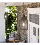 Quintiesse Średnia latarnia wisząca Nantucket - 1 źródło światła IP44 Elstead Lighting QN-NANTUCKET8-M-AS Quintiesse Średnia latarnia wisząca Nantucket - 1 źródło światła IP44 Elstead Lighting QN-NANTUCKET8-M-AS