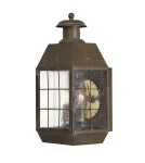 Kinkiety zewnętrzne - Quintiesse Duża latarnia naścienna Nantucket - 2 źródła światła IP44 Elstead Lighting QN-NANTUCKET-L-AS - product 1