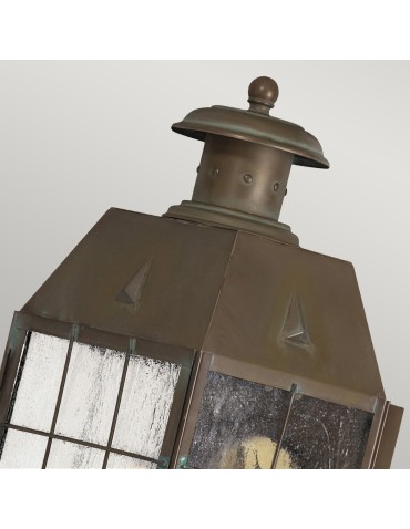 Quintiesse Duża latarnia naścienna Nantucket - 2 źródła światła IP44 Elstead Lighting QN-NANTUCKET-L-AS - produkt 2