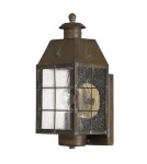 Kinkiety zewnętrzne - Quintiesse Średnia latarnia naścienna Nantucket - 1 źródło światła IP44 Elstead Lighting QN-NANTUCKET-M-AS - product 1