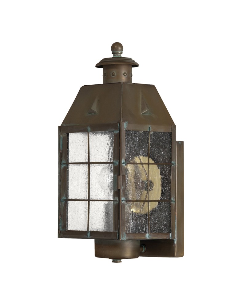 Quintiesse Średnia latarnia naścienna Nantucket - 1 źródło światła IP44 Elstead Lighting QN-NANTUCKET-M-AS