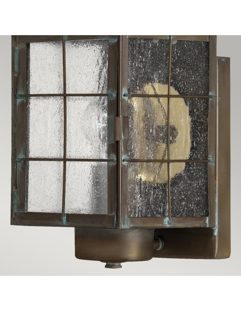 Kinkiety zewnętrzne - Quintiesse Średnia latarnia naścienna Nantucket - 1 źródło światła IP44 Elstead Lighting QN-NANTUCKET-M-AS - product kolory-swiatla.pl 4