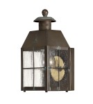 Kinkiety zewnętrzne - Quintiesse Mała latarnia naścienna Nantucket - 1 źródło światła IP44 Elstead Lighting QN-NANTUCKET-XS-AS - product 1