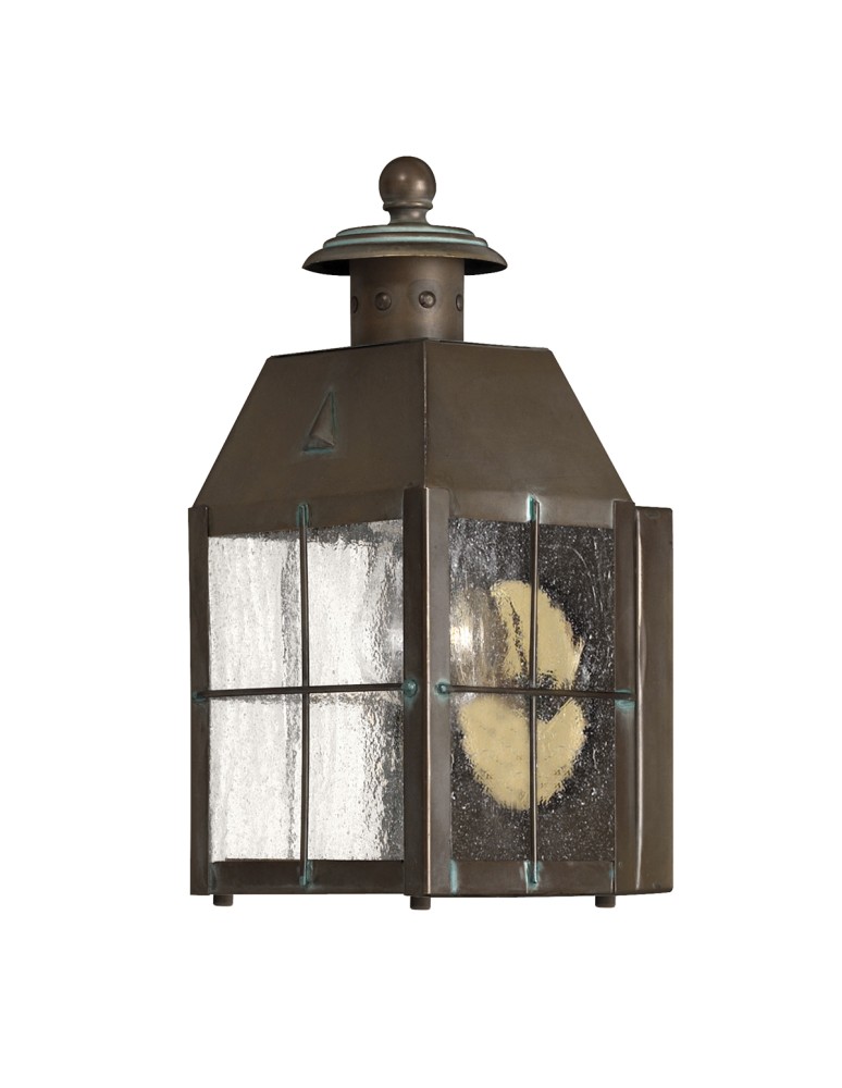 Quintiesse Mała latarnia naścienna Nantucket - 1 źródło światła IP44 Elstead Lighting QN-NANTUCKET-XS-AS