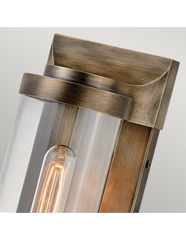 Quintiesse Średnia latarnia naścienna Pearson - 1 źródło światła - Oksydowany brąz IP44 Elstead Lighting QN-PEARSON-M-BU - produkt 2
