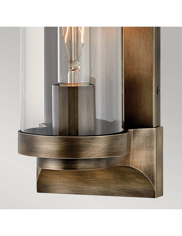 Quintiesse Średnia latarnia naścienna Pearson - 1 źródło światła - Oksydowany brąz IP44 Elstead Lighting QN-PEARSON-M-BU Quintiesse Średnia latarnia naścienna Pearson - 1 źródło światła - Oksydowany brąz IP44 Elstead Lighting QN-PEARSON-M-BU
