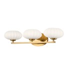 Quintiesse Kinkiet Pim - 3 źródła światła - Złoty IP44 Elstead Lighting QN-PIM3-FXG Quintiesse Kinkiet Pim - 3 źródła światła - Złoty IP44 Elstead Lighting QN-PIM3-FXG
