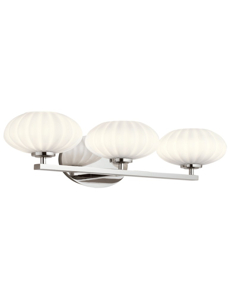 Quintiesse Kinkiet Pim - 3 źródła światła - Polerowany chrom IP44 Elstead Lighting QN-PIM3-PC