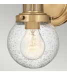 Quintiesse Kinkiet Poppy - 1 źródło światła - Stary mosiądz IP44 Elstead Lighting QN-POPPY1-HB-BATH Quintiesse Kinkiet Poppy - 1 źródło światła - Stary mosiądz IP44 Elstead Lighting QN-POPPY1-HB-BATH