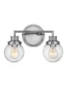Quintiesse Kinkiet Poppy - 2 źródła światła - Polerowany chrom IP44 Elstead Lighting QN-POPPY2-PC-BATH