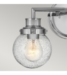 Kinkiety łazienkowe - Quintiesse Kinkiet Poppy - 2 źródła światła - Polerowany chrom IP44 Elstead Lighting QN-POPPY2-PC-BATH - product 4