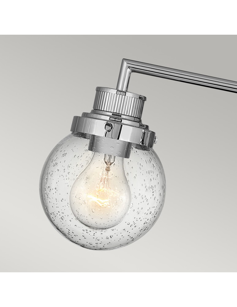 Quintiesse Kinkiet Poppy - 3 źródła światła - Polerowany chrom IP44 Elstead Lighting QN-POPPY3-PC-BATH