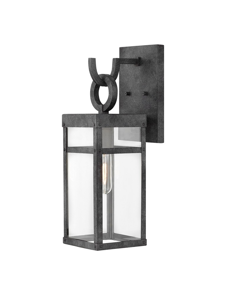 Quintiesse Średnia latarnia naścienna Porter - 1 źródło światła IP44 Elstead Lighting QN-PORTER-M-DZ