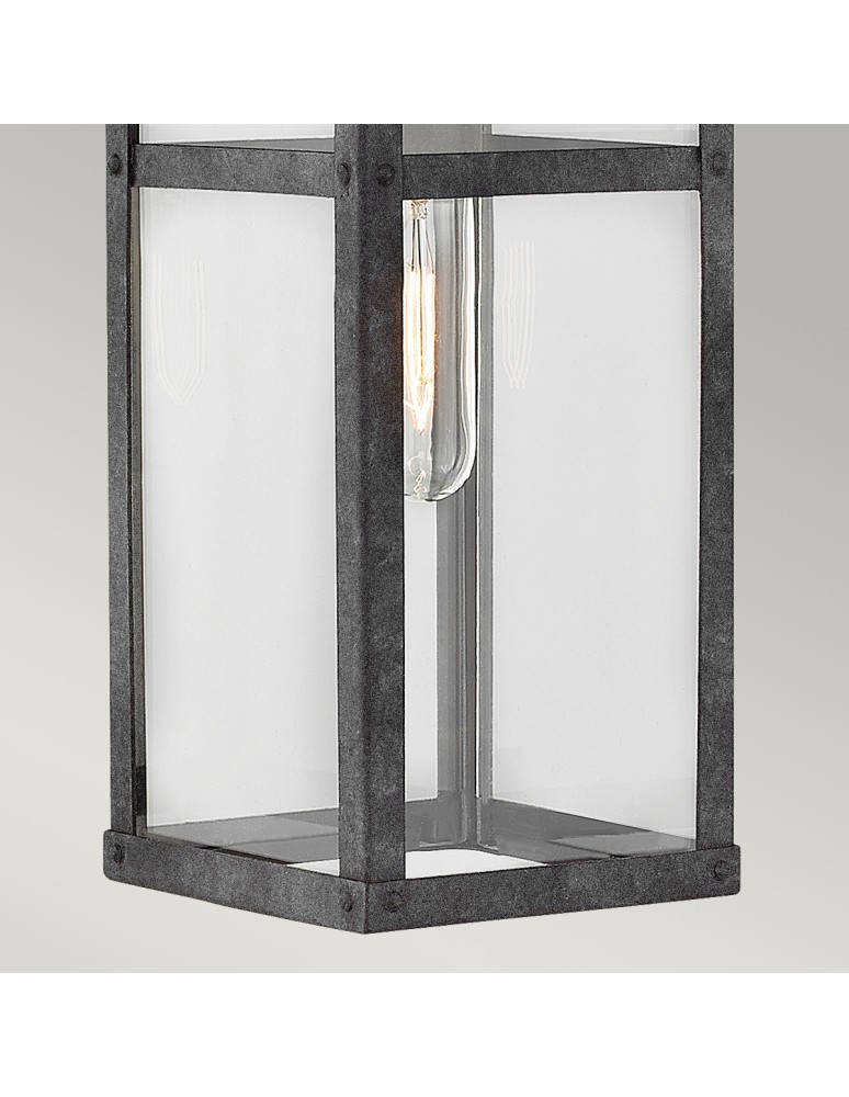 Quintiesse Średnia latarnia naścienna Porter - 1 źródło światła IP44 Elstead Lighting QN-PORTER-M-DZ