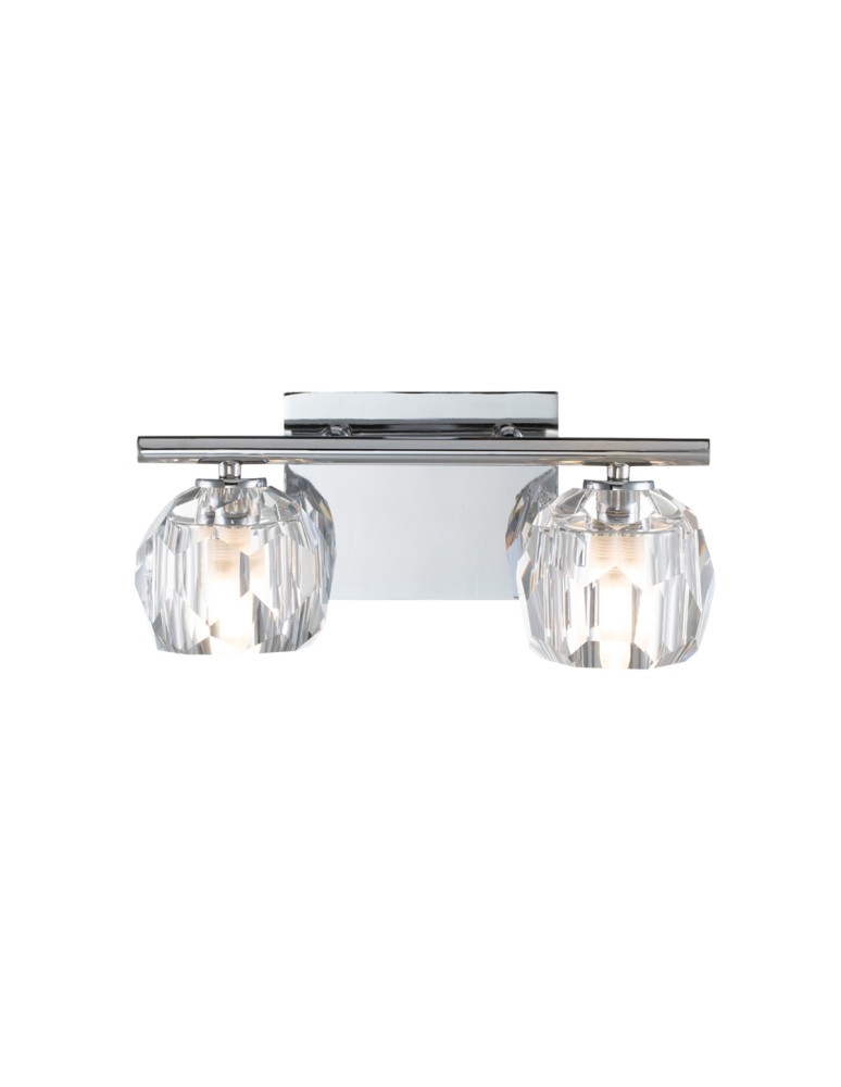 Quintiesse Kinkiet Regalia - 2 źródła światła IP44 Elstead Lighting QN-REGALIA2-PC-BATH