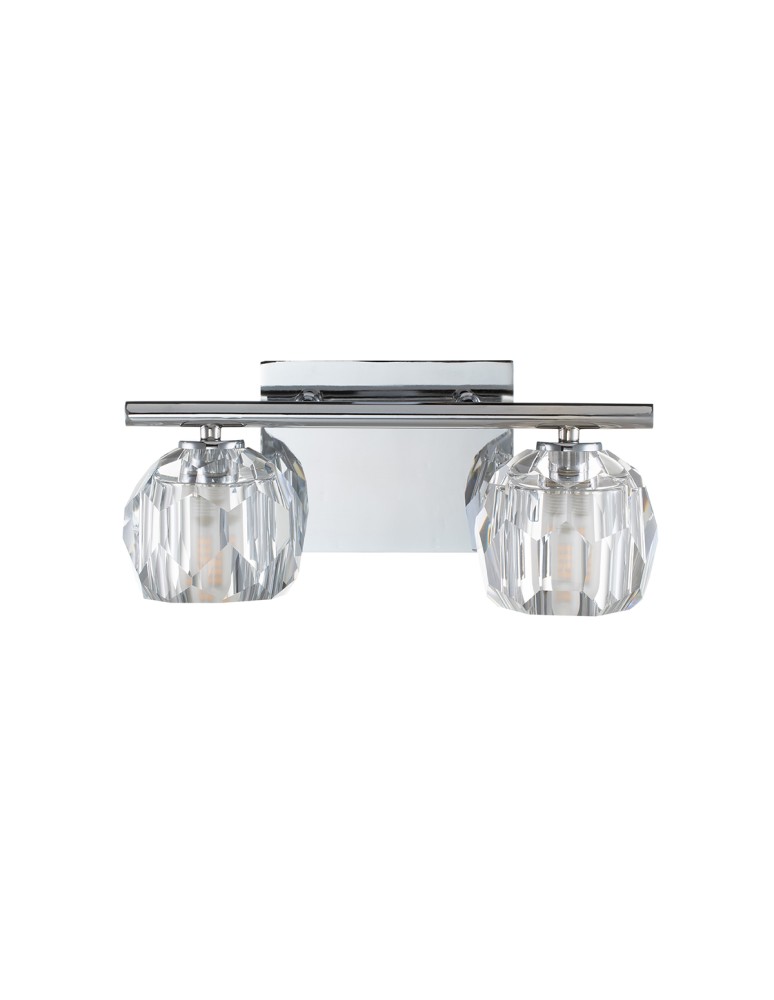 Quintiesse Kinkiet Regalia - 2 źródła światła IP44 Elstead Lighting QN-REGALIA2-PC-BATH Quintiesse Kinkiet Regalia - 2 źródła światła IP44 Elstead Lighting QN-REGALIA2-PC-BATH
