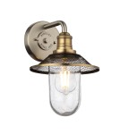 Quintiesse Kinkiet Rigby - 1 źródło światła - Antyczny nikiel / Stary mosiądz IP44 Elstead Lighting QN-RIGBY1-BATH-AN Quintiesse Kinkiet Rigby - 1 źródło światła - Antyczny nikiel / Stary mosiądz IP44 Elstead Lighting QN-RIGBY1-BATH-AN