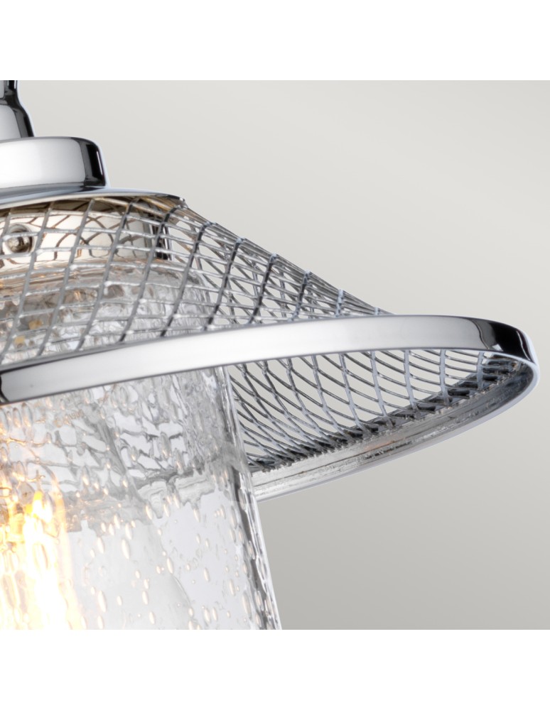Quintiesse Kinkiet Rigby - 1 źródło światła - Polerowany chrom IP44 Elstead Lighting QN-RIGBY1-BATH-PC Quintiesse Kinkiet Rigby - 1 źródło światła - Polerowany chrom IP44 Elstead Lighting QN-RIGBY1-BATH-PC