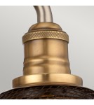 Kinkiety łazienkowe - Quintiesse Kinkiet Rigby - 2 źródła światła - Antyczny nikiel / Stary mosiądz IP44 Elstead Lighting QN-RIGBY2-BATH-AN - product 4