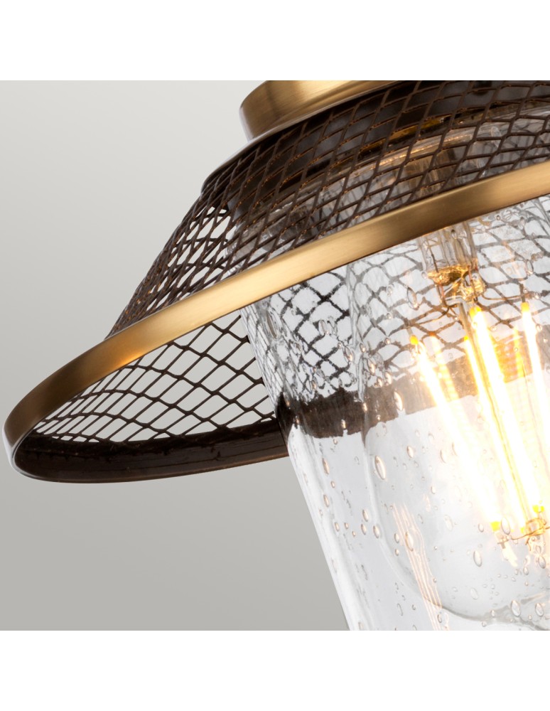 Quintiesse Kinkiet Rigby - 2 źródła światła - Antyczny nikiel / Stary mosiądz IP44 Elstead Lighting QN-RIGBY2-BATH-AN
