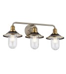 Quintiesse Kinkiet Rigby - 3 źródła światła - Antyczny nikiel / Stary mosiądz IP44 Elstead Lighting QN-RIGBY3-BATH-AN Quintiesse Kinkiet Rigby - 3 źródła światła - Antyczny nikiel / Stary mosiądz IP44 Elstead Lighting QN-RIGBY3-BATH-AN