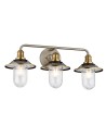 Quintiesse Kinkiet Rigby - 3 źródła światła - Antyczny nikiel / Stary mosiądz IP44 Elstead Lighting QN-RIGBY3-BATH-AN Quintiesse Kinkiet Rigby - 3 źródła światła - Antyczny nikiel / Stary mosiądz IP44 Elstead Lighting QN-RIGBY3-BATH-AN