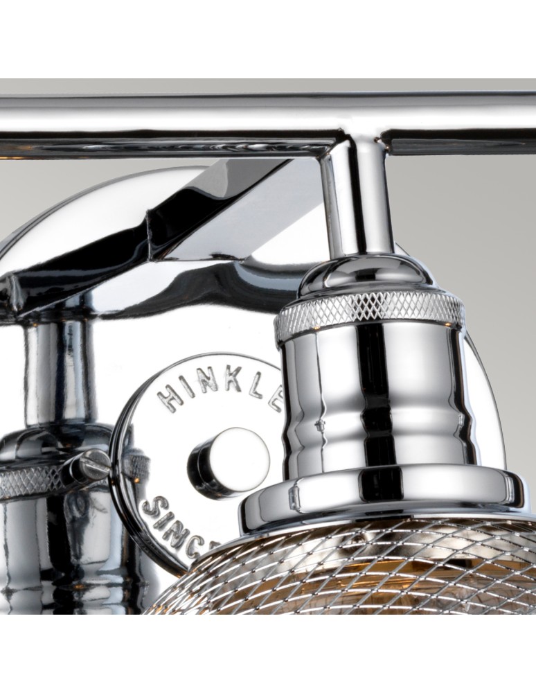 Quintiesse Kinkiet Rigby - 3 źródła światła - Polerowany chrom IP44 Elstead Lighting QN-RIGBY3-BATH-PC